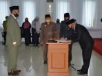 20 Pejabat Lingkup Pemkab Enrekang di Mutasi, Ini Pesan Bupati MB