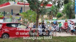 BBM Langka, Sejumlah SPBU Di Sidrap Kehabisan Stock